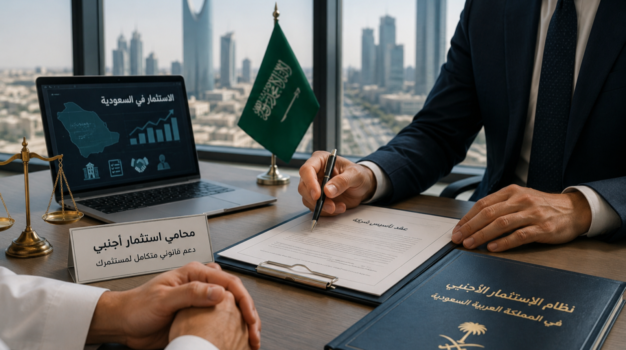 محامي استثمار أجنبي في السعودية
