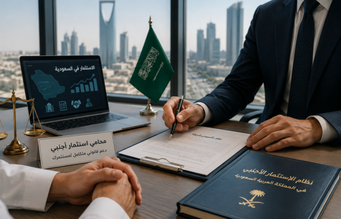 محامي استثمار أجنبي في السعودية