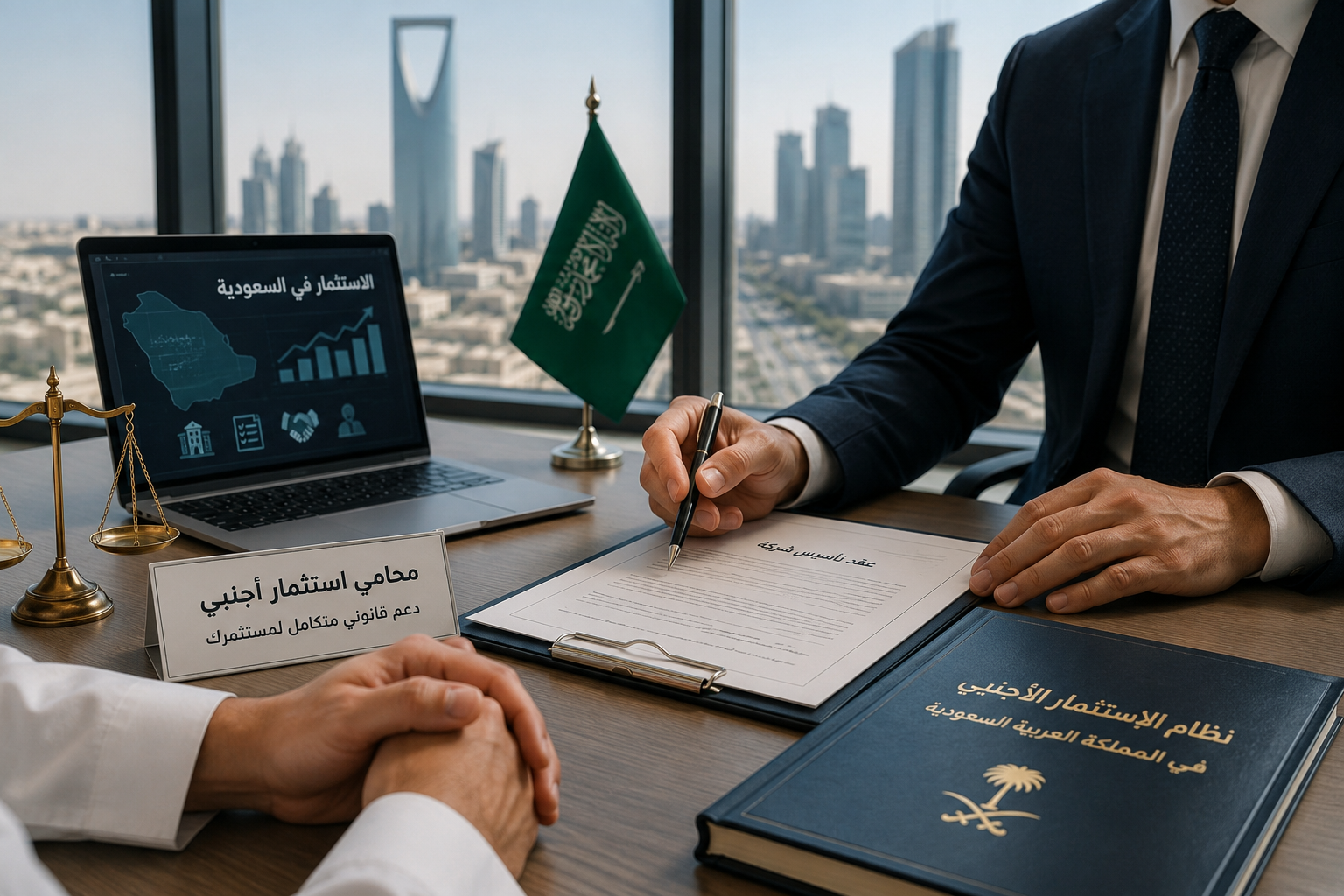 محامي استثمار أجنبي في السعودية